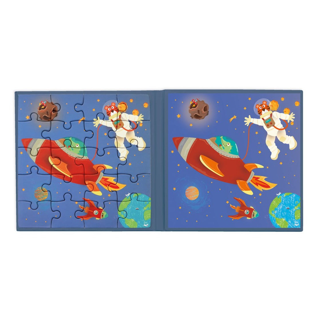 Scratch Scratch Magnetisch Puzzelboek To Go - Ruimte - Decomusy