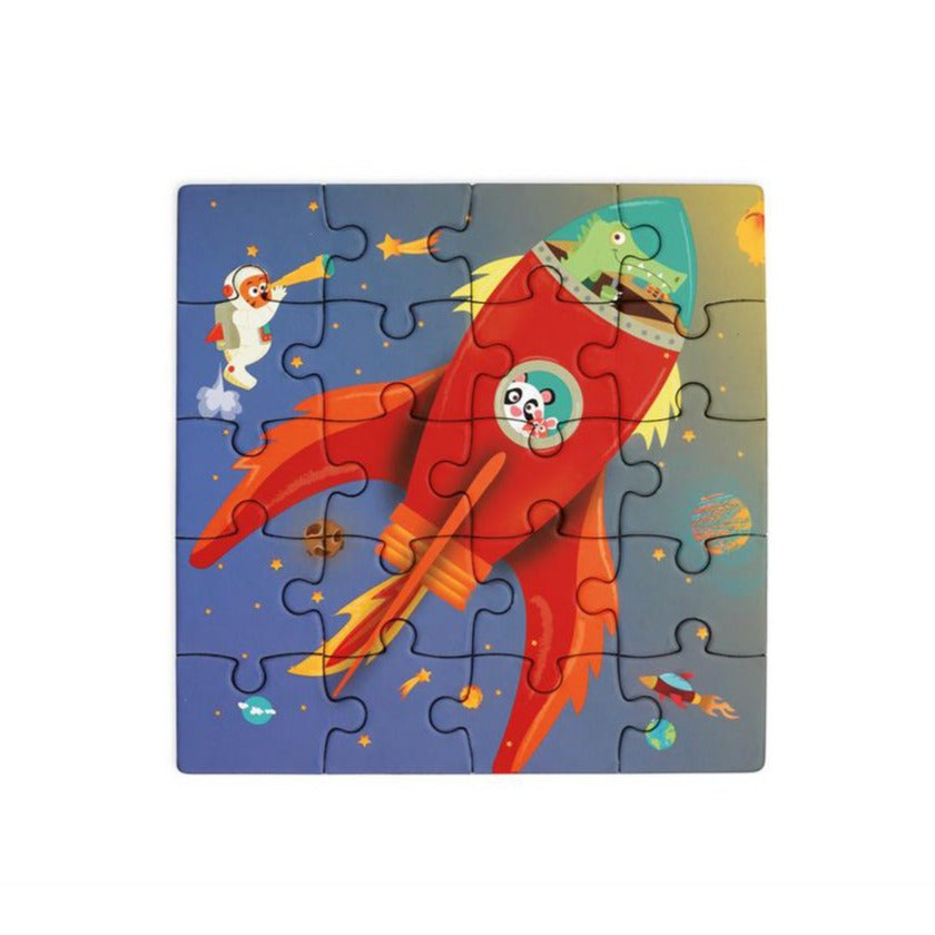 Scratch Scratch Magnetisch Puzzelboek To Go - Ruimte - Decomusy