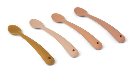 Liewood Liewood Siv Feeding Spoon 4-pack - Tuscany Rose Multi Mix - Decomusy