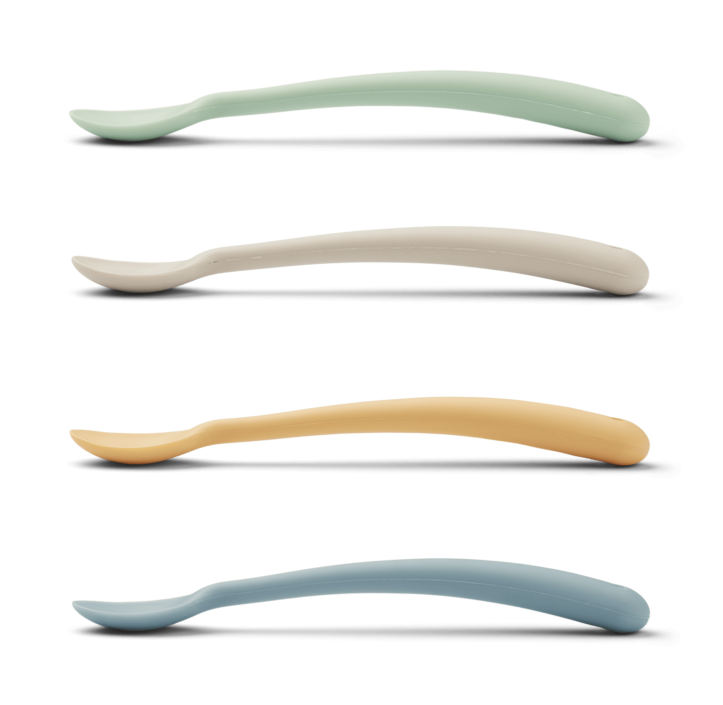 Liewood Liewood Siv Feeding Spoon 4-pack - Blue Multi Mix - Decomusy