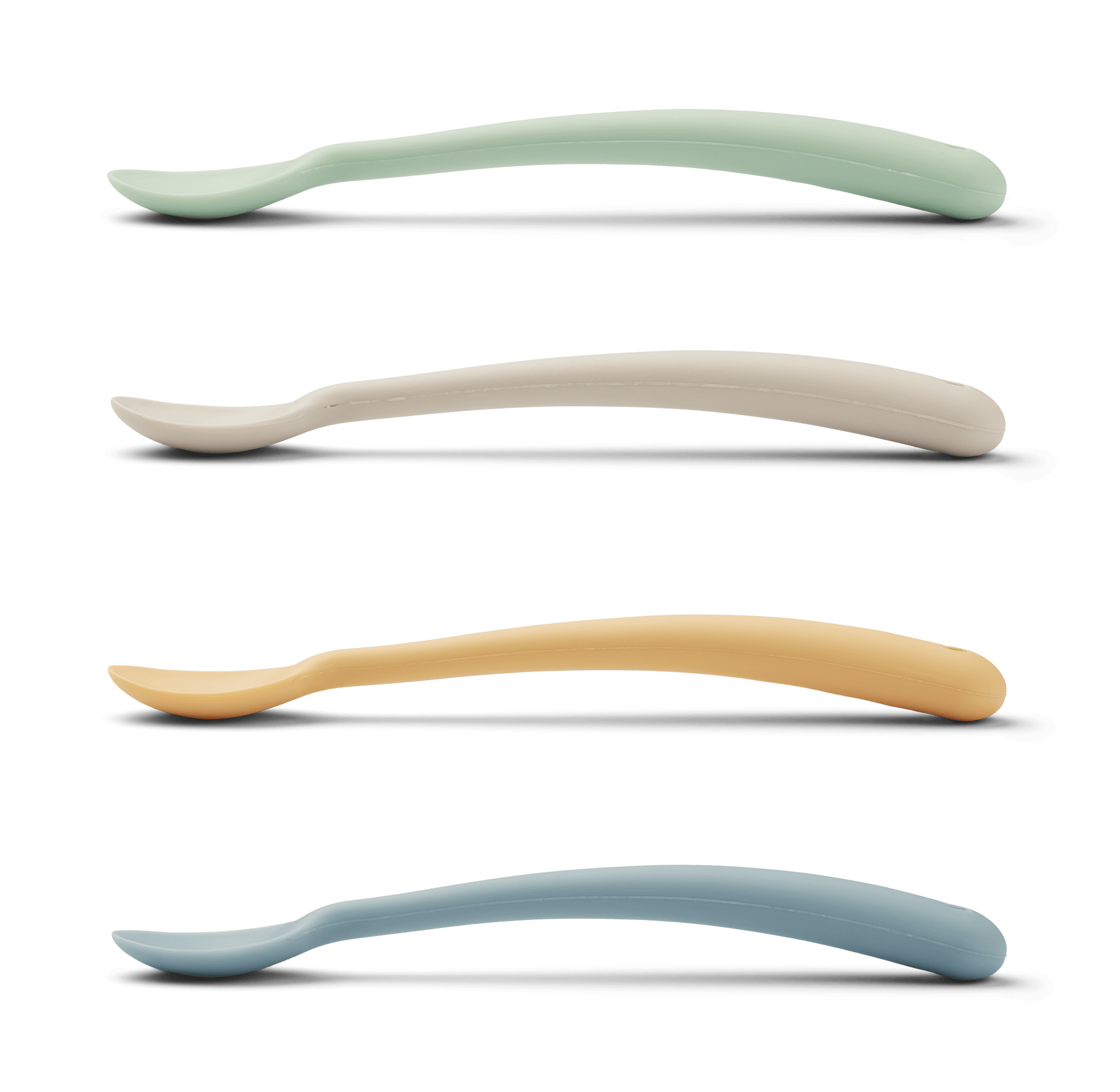 Liewood Liewood Siv Feeding Spoon 4-pack - Blue Multi Mix - Decomusy