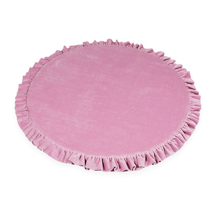 Moje. Moje Speelmat met Ruches Soft Velvet 100cm "Raspberry" - Decomusy