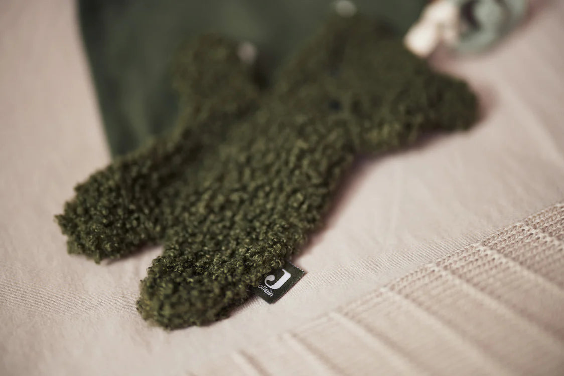 Jollein Jollein Speendoekje Teddy Bear Leaf Green - Decomusy