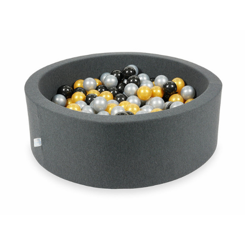 ballenbad Ballenbad incl. ballen "Graphite" - 90x30cm / 200 ballen - Decomusy