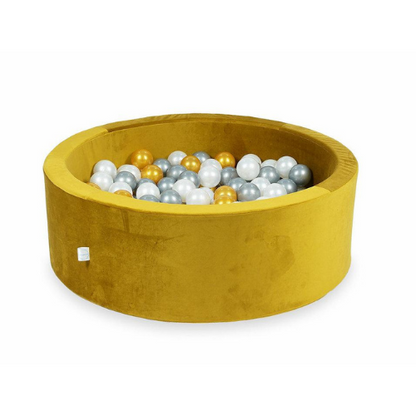 ballenbad Ballenbad Velvet incl. ballen "Goud" - 90x30cm / 200 ballen - Decomusy