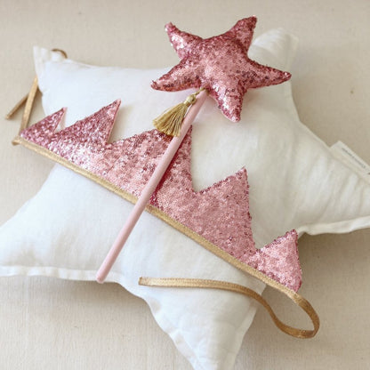 verkleedset Magische Set "Pink Sequins" - Decomusy