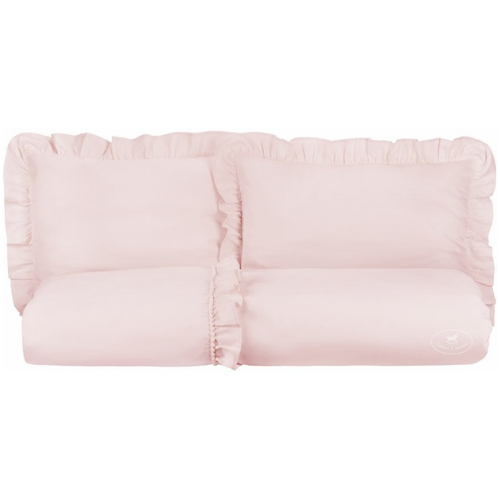 Cotton&Sweets Cotton & Sweets Dekbedovertrek Boho Eenpersoons "Powder Pink" - Decomusy