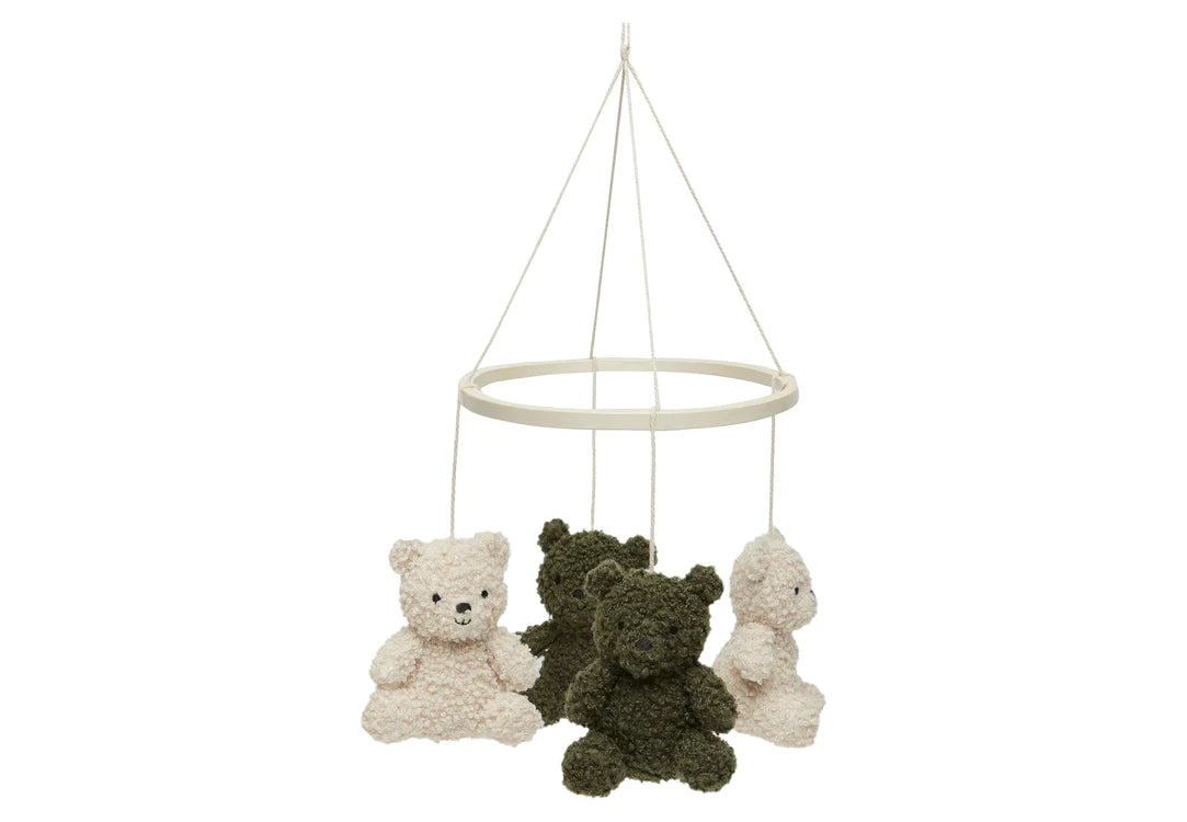 Jollein Jollein Baby Mobiel Teddy Bear Leaf Green/Naturel - Decomusy