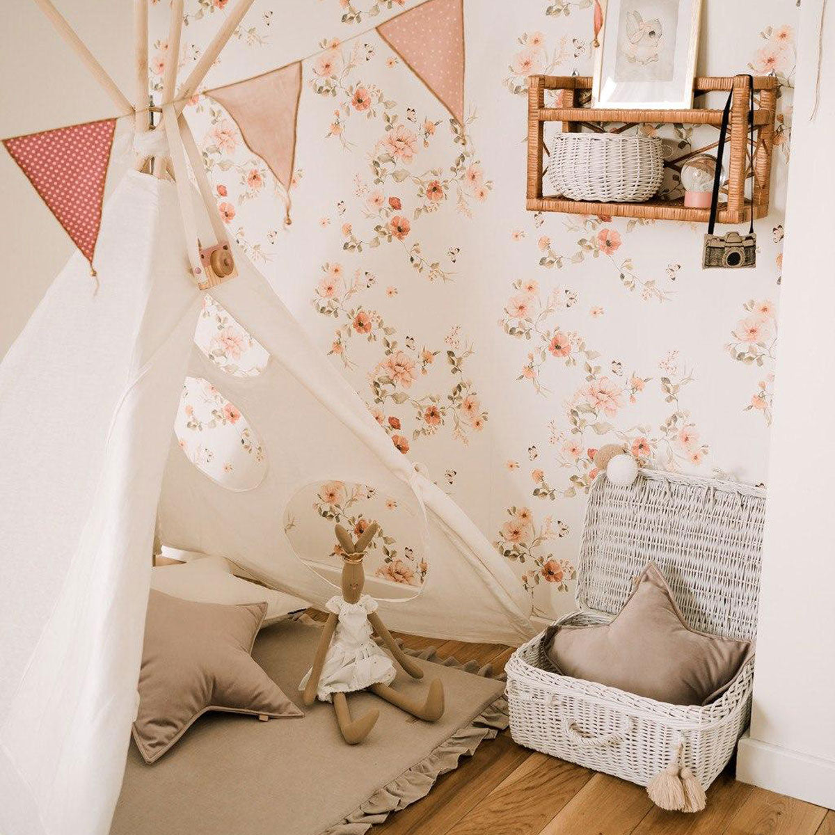 Dekornik Dekornik Behang "Floral Vintage" - Decomusy