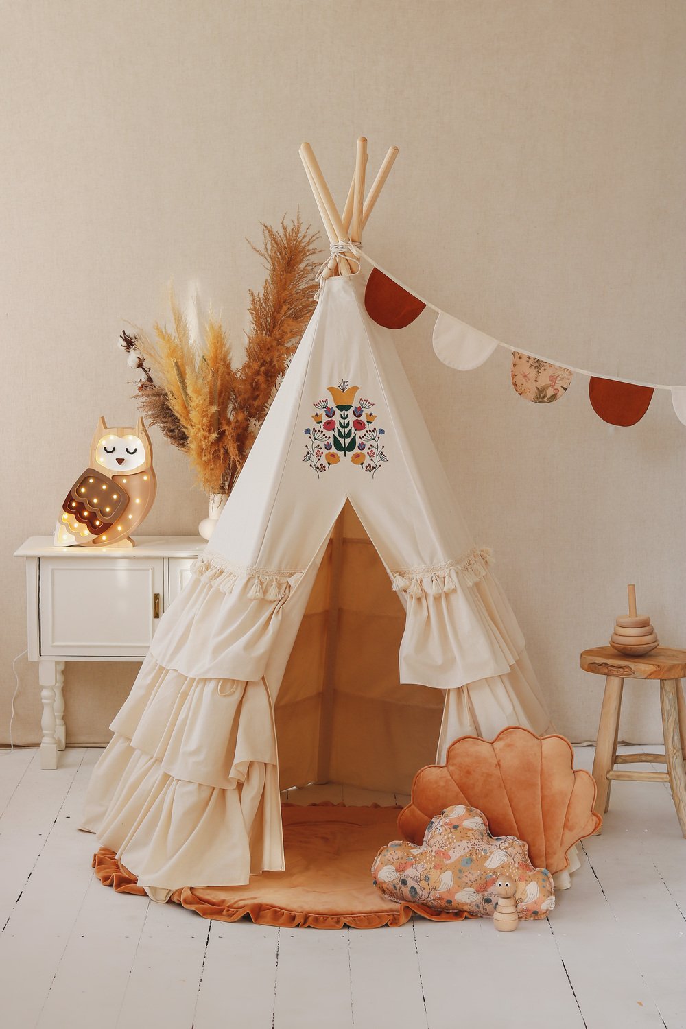 tipi tent Tipi Tent met Franjes "Folk" - Decomusy