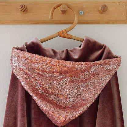 verkleedset Magische Cape "Pink Sequin" - Decomusy