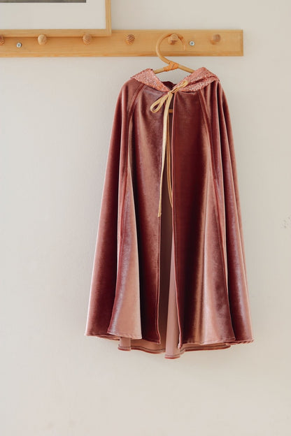 verkleedset Magische Cape "Pink Sequin" - Decomusy