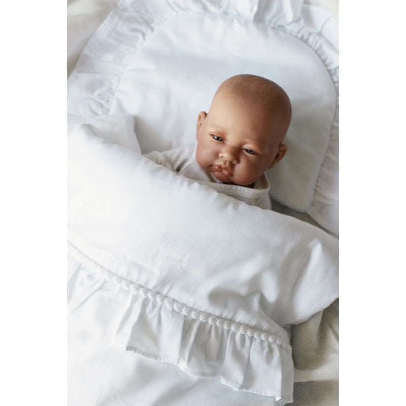 Cotton&Sweets Cotton & Sweets Gevuld Dekbed Boho Newborn "White" - Decomusy