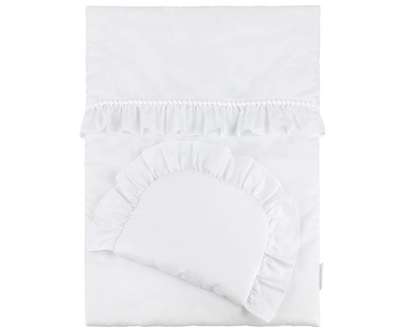 Cotton&Sweets Cotton & Sweets Gevuld Dekbed Boho Newborn "White" - Decomusy