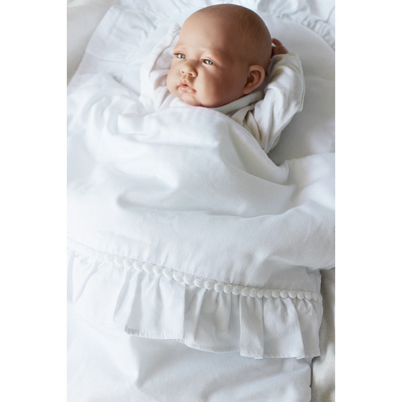 Cotton&Sweets Cotton & Sweets Gevuld Dekbed Boho Newborn "White" - Decomusy