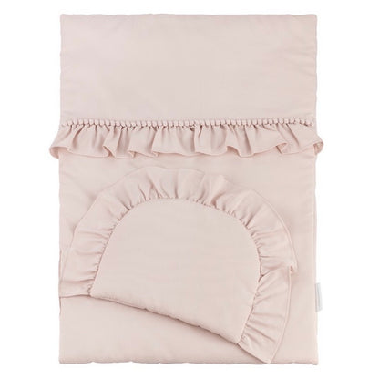 Cotton&Sweets Cotton & Sweets Gevuld Dekbed Boho Newborn "Powder Pink" - Decomusy