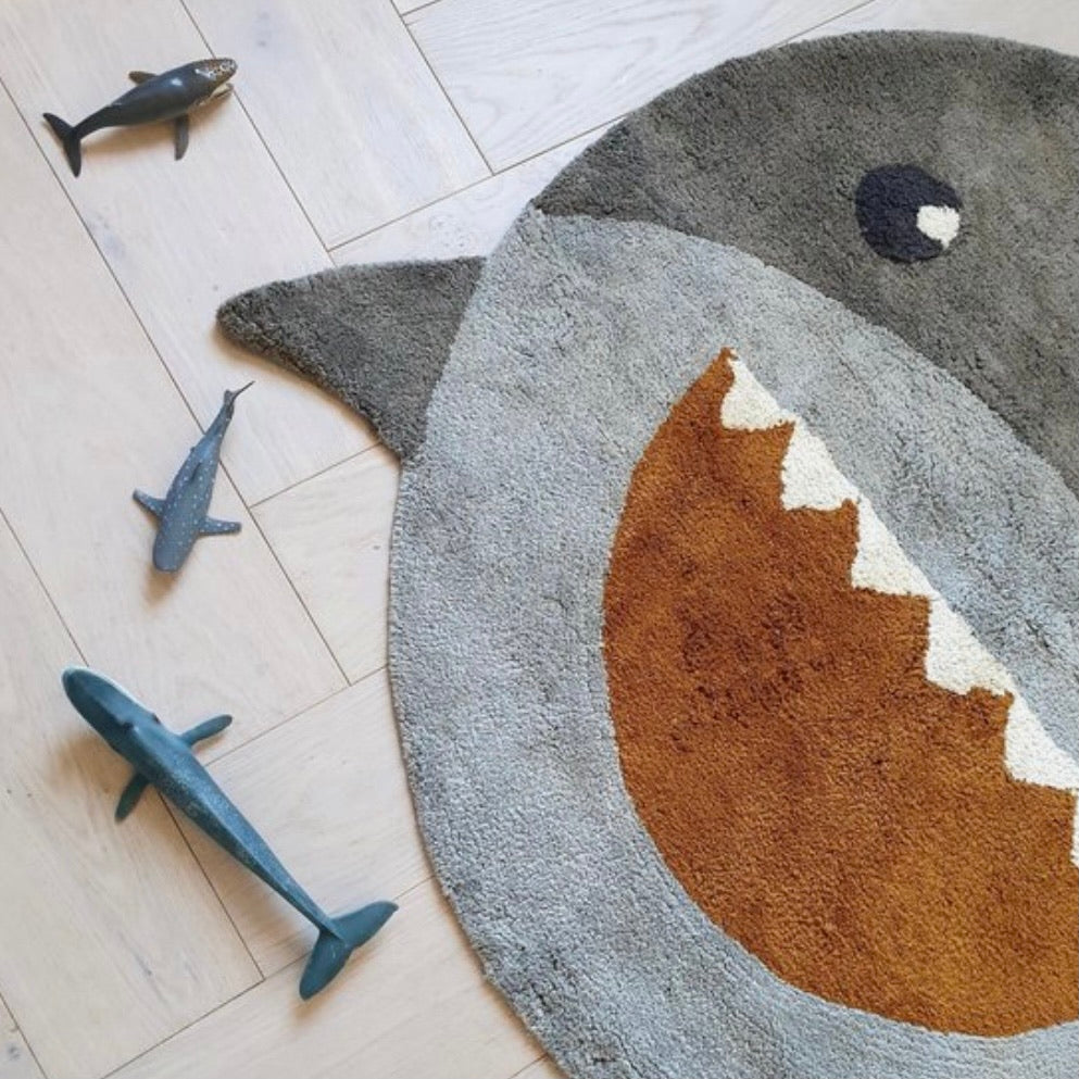 Tapis Petit Tapis Petit Vloerkleed Shark 110cm - Decomusy