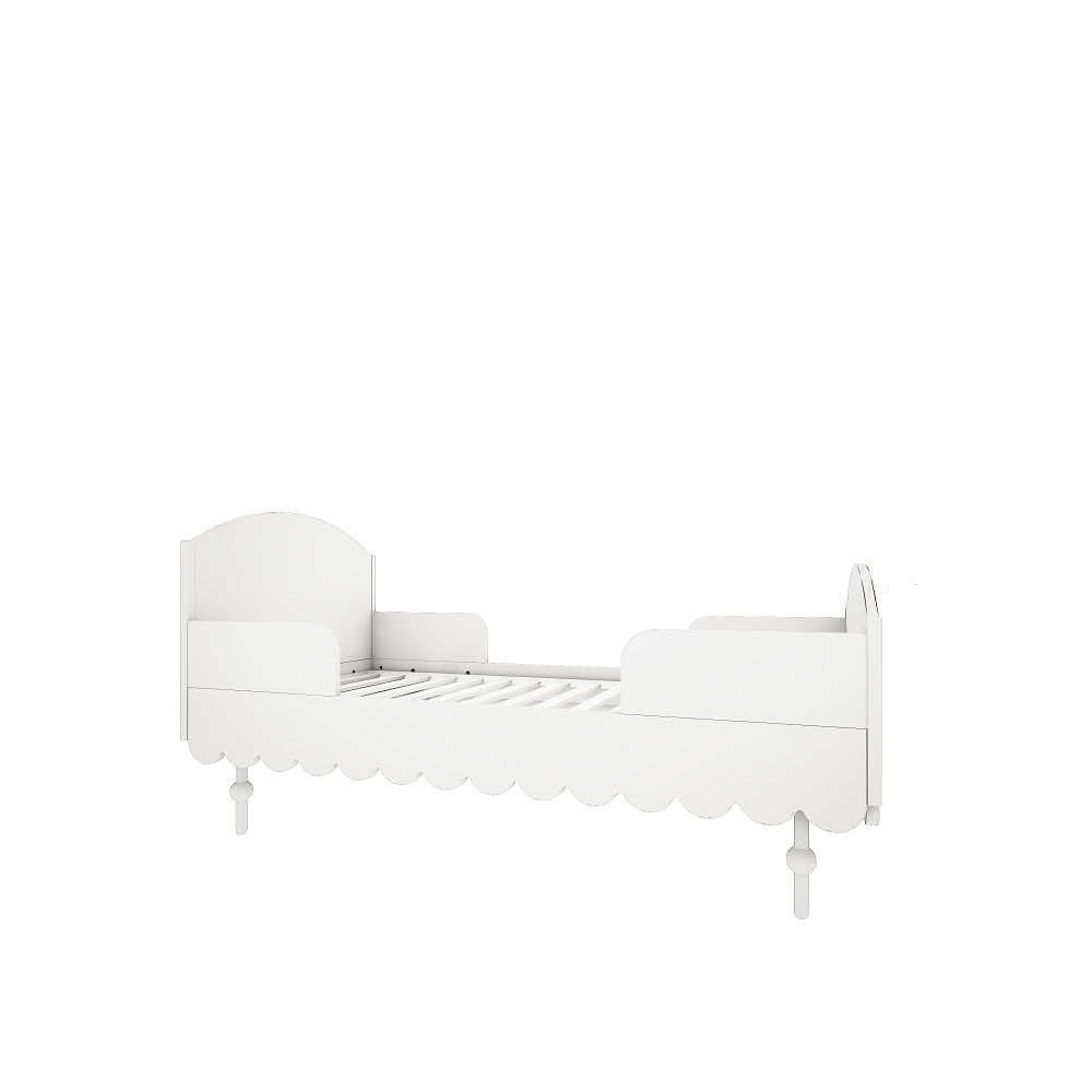 WoodLuck Meegroeibed Babushka White 70x140cm - Decomusy