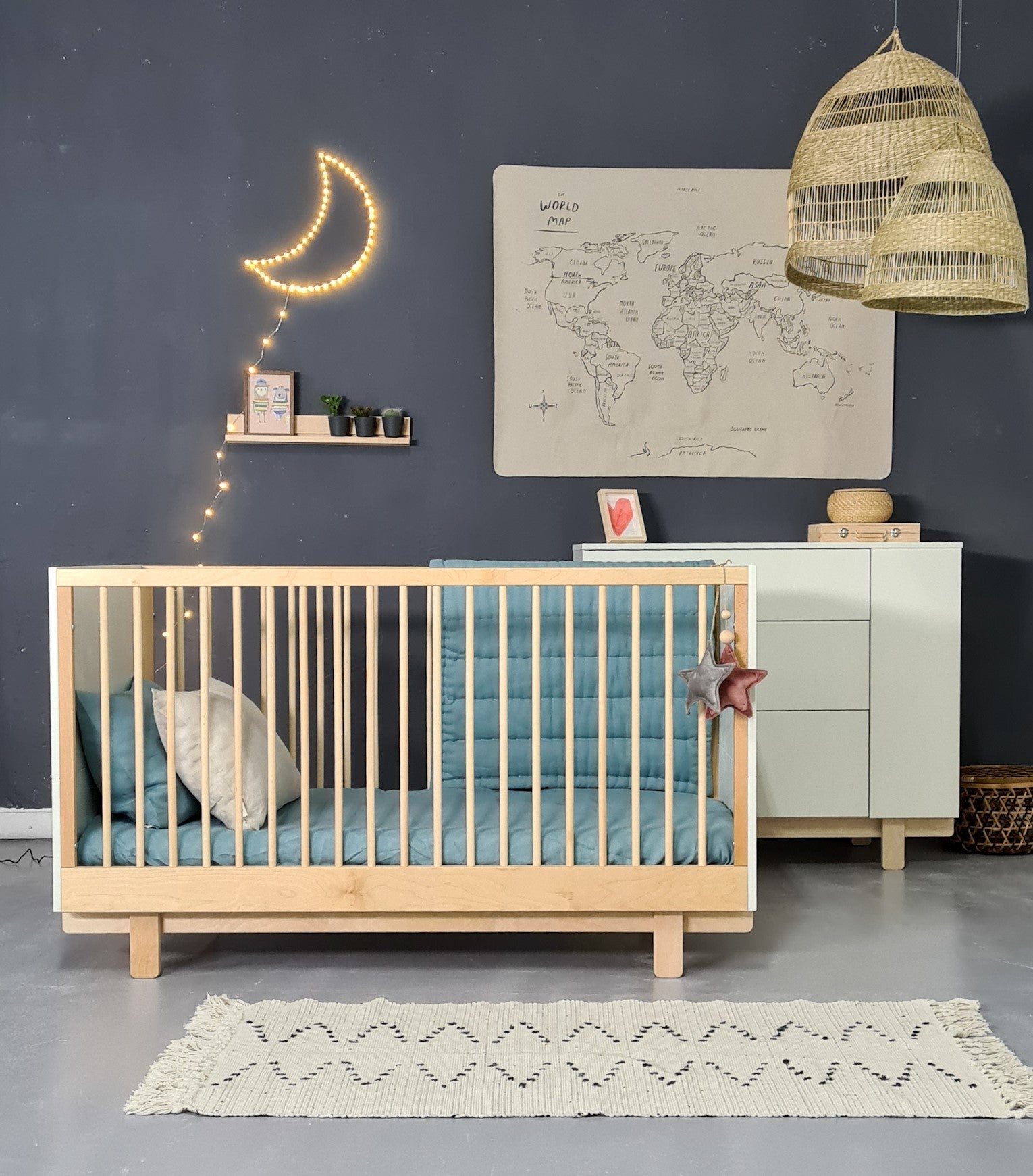 WoodLuck Commode Basic Off-White - Decomusy