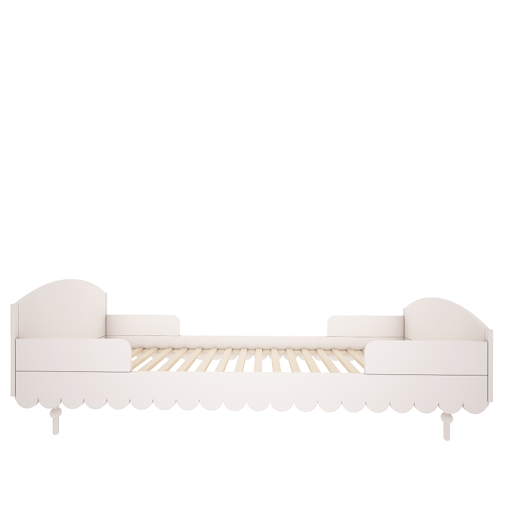 WoodLuck Peuterbed Babushka 90x200 cm - White - Decomusy