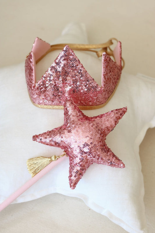 verkleedset Magische Set "Pink Sequins" - Decomusy