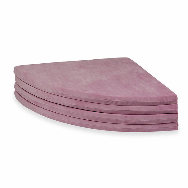 Moje. Moje Opvouwbaar Speelmat Soft Velvet 160cm "Raspberry" - Decomusy