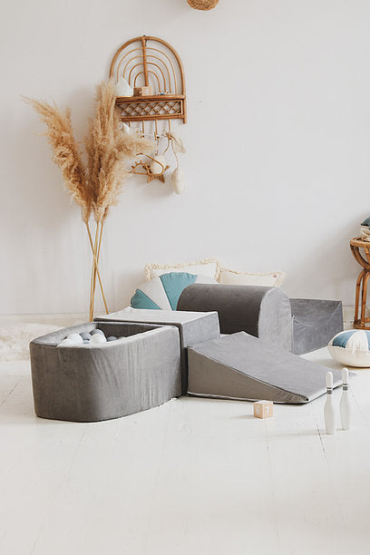 Moje. Moje Foam Speelset Velvet "Grey" - Decomusy