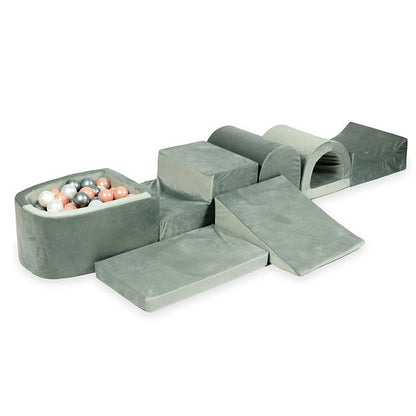 Moje. Moje Foam Speelset Velvet "Grey" - Decomusy