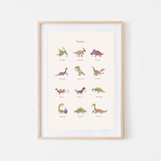 Mushie Mushie Poster Dinosaurs - Decomusy