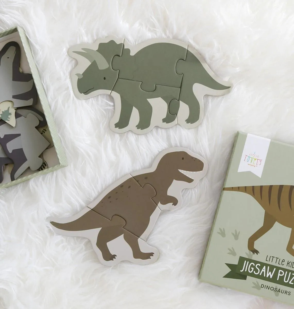 A Little Lovely Company A Little Lovely Company Legpuzzels - Dinosaurussen - Decomusy