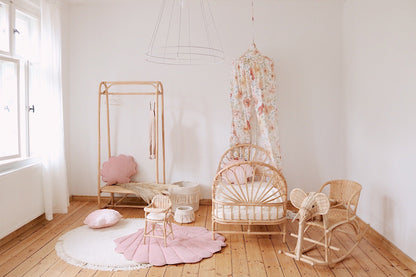 sierkussen XL Velvet Sierkussen Schelp "Soft Pink" - Decomusy