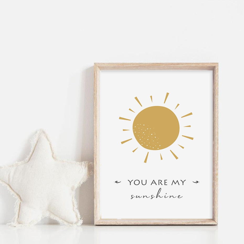 poster You Are My Sunshine Poster - Decomusy