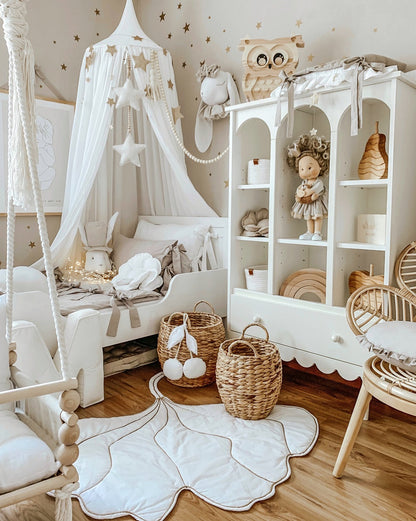 WoodLuck Boekenkast Retro Babushka White - Decomusy