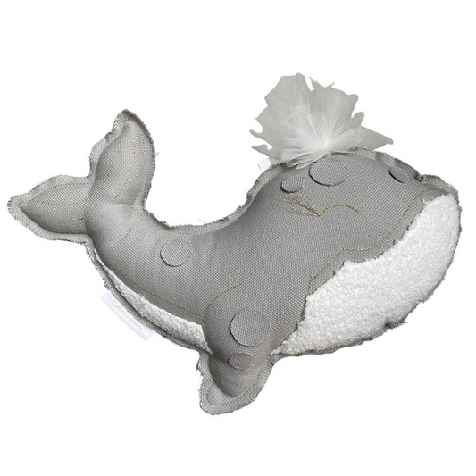 Cotton&Sweets Cotton & Sweets Walvis Mobiel "Sebastien Baleine" - Grey - Decomusy