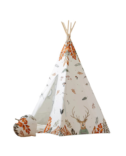 Moi Mili Moi Mili Tipi Tent Classic "Forest Friends" - Decomusy