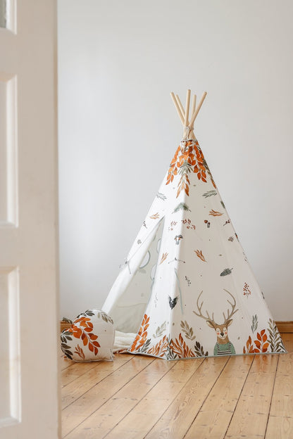 tipi tent Tipi Tent Classic "Forest Friends" - Decomusy