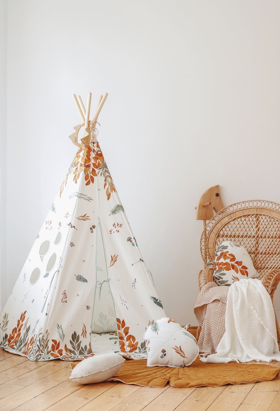 tipi tent Tipi Tent Classic "Forest Friends" - Decomusy