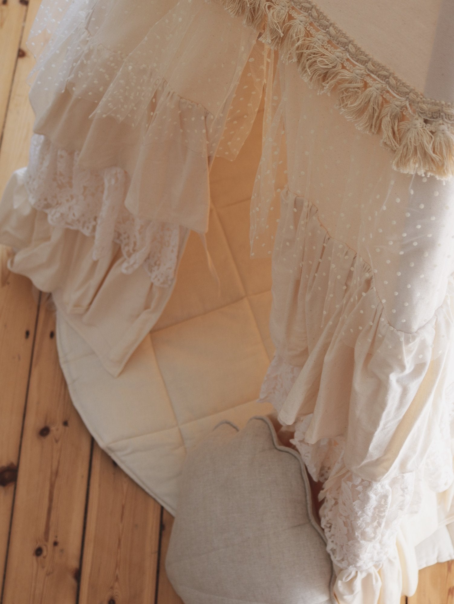 tipi tent Tipi Tent met Franjes "Shabby Chic" - Decomusy