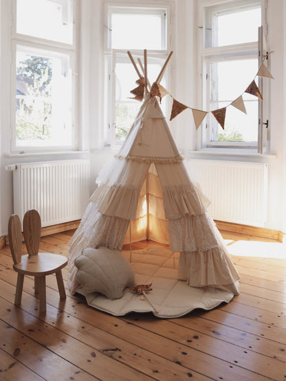 tipi tent Tipi Tent met Franjes "Shabby Chic" - Decomusy
